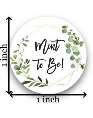 Favors 1" Round Mint to Be Candy Favor Stickers - 126 Labels - CD19DZDNCZC $11.08
