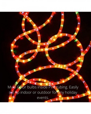 Rope Lights Rope Light 30Ft 110V 120V 2-Wire 1/2" Incandescent Bulbs Extendable Indoor Outdoor Home Decoration Christmas Part...