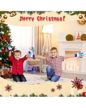 Party Favors Colorful Flashing LED Gloves Cool Toys for Kids - Best Gifts - Colorful - C118Y97T06H $18.73