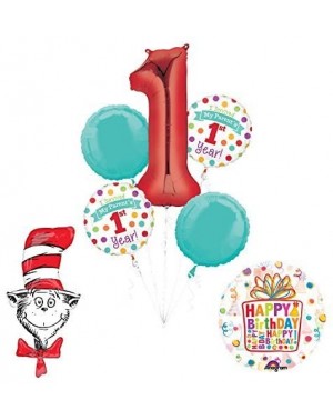 Balloons Dr Seuss I Survived My Parents First Year 1st Birthday Party Supplies and Balloon Decorations - C0182ZNRDTK $16.14