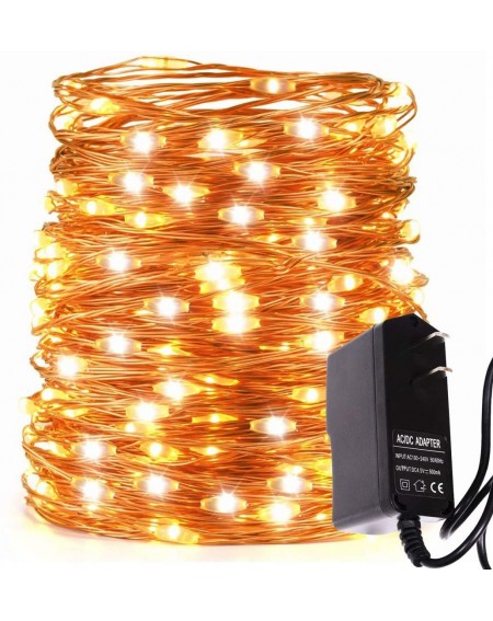 Outdoor String Lights LED String Lights 66ft with 200 LEDs Waterproof Outdoor Indoor Decorative Plug-in Light for Christmas B...