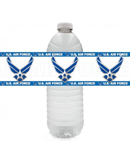 Centerpieces US Air Force Water Bottle Label (24 ct) - Water Bottle Label - CH18DXELGRZ $32.17