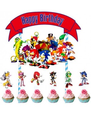 Party Packs Sonic Party Supplies-Sonic The Hedgehog Birthday Party Decorations-Sonic Birthday Party Supplies-Including Happy ...
