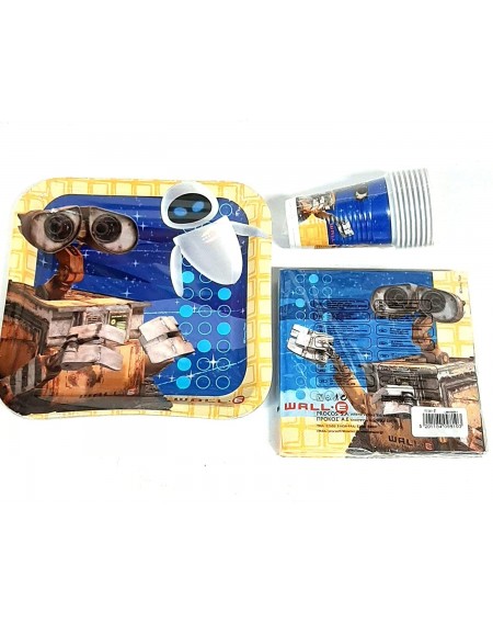 Party Packs Wall-E Party Pack for 16 Guests - Disney Pixar Party Tableware Plates Cups etc - CP194H4QKO8 $19.95