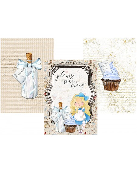 Party Packs Alice Party Supplies Welcome to Wonderland Birthday (Table Decor) - Table Decor - CK18EZX548Z $28.45