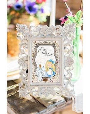 Party Packs Alice Party Supplies Welcome to Wonderland Birthday (Table Decor) - Table Decor - CK18EZX548Z $14.78