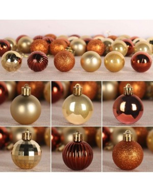 Ornaments 36Pcs Christmas Balls Ornaments for Xmas Tree - Shatterproof Christmas Tree Decorations Large Hanging Ball Bronze &...