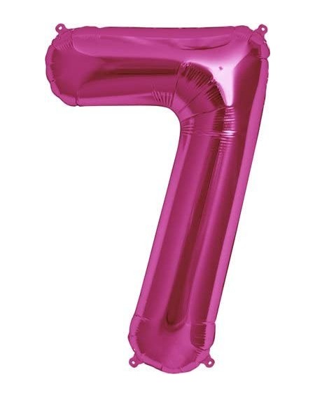 Balloons Number 7 - Magenta- 34"- Pink - C7110H0MU3F $7.33