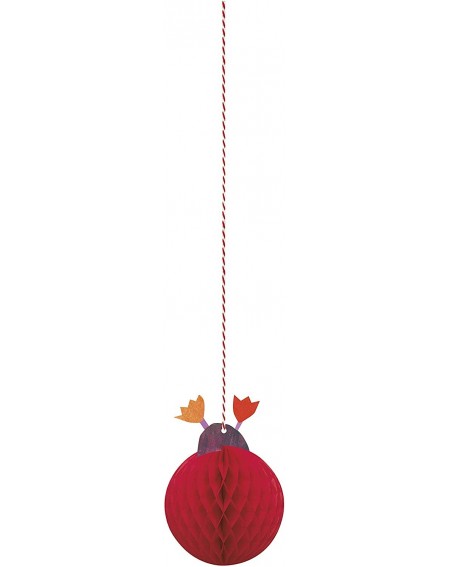 Banners Ladybug 1st Birthday Hanging Honeycomb Party Decorations 6"- 3 Ct- Multi (73334) - CF18QN3NY57 $8.52