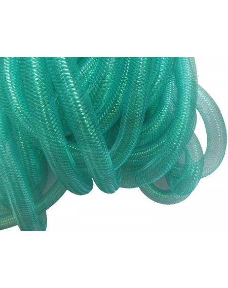 Garlands One Roll 20 Yards Solid Mesh Tube Deco Flex for Wreaths Cyberlox CRIN Crafts 16mm 5/8-Inch (Teal) - Teal - CE18T7UO2...