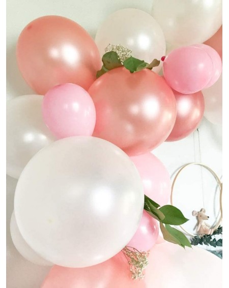 Balloons Balloon Garland Arch Kit - Rose Gold Pink and White Balloon Garland with Inflator Pump - for Baby Shower- Wedding an...