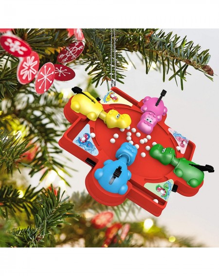 Ornaments Christmas Ornament 2019 Year Dated Family Game Night Hungry Hippos - CO18OEINCE3 $35.36