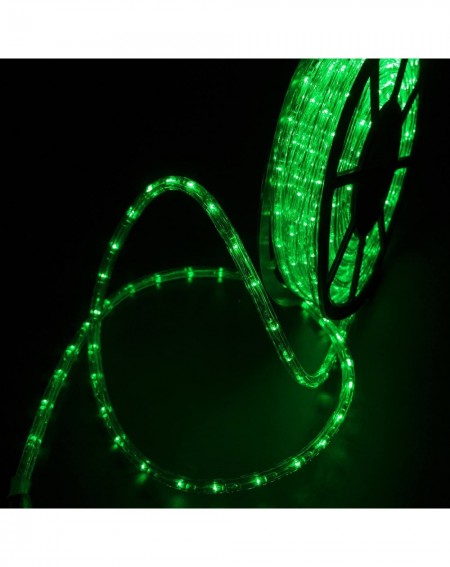Rope Lights Silverylake Christmas Decorative Party Lighting Led Rope Light Home Indoor Outdoor 15M 50FT(Green) - Green - CI18...