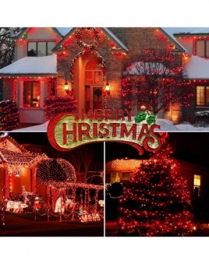 Outdoor String Lights Outdoor Lights-LED String Light-Christmas Lights 100 LED 33 Feet 8 Modes Plug in for Indoor-Outdoor-Xma...