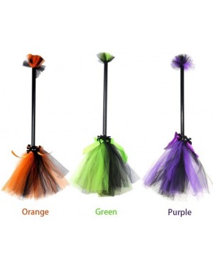 Party Favors Kids Witch Broom- Halloween Witch Broomstick- Halloween Cosplay Dress Up Costume Party Cute Witch Broom - Purple...