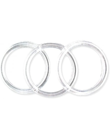 Favors 4 inch Clear Plastic Acrylic Craft Rings 5/16 inch Thick 12 Pieces - CI18UHGEQLU $20.82