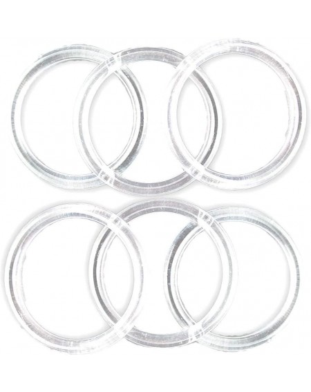 Favors 4 inch Clear Plastic Acrylic Craft Rings 5/16 inch Thick 12 Pieces - CI18UHGEQLU $11.23