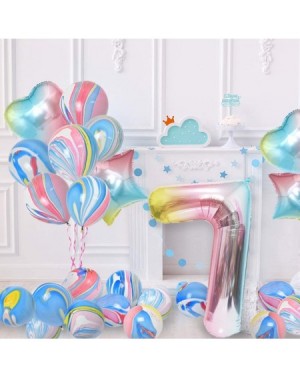 Balloons Rainbow 7th Birthday Party Decorations - Girls Birthday Party Supplies Include HAPPY BIRTHDAY Balloon Banner- Giant ...