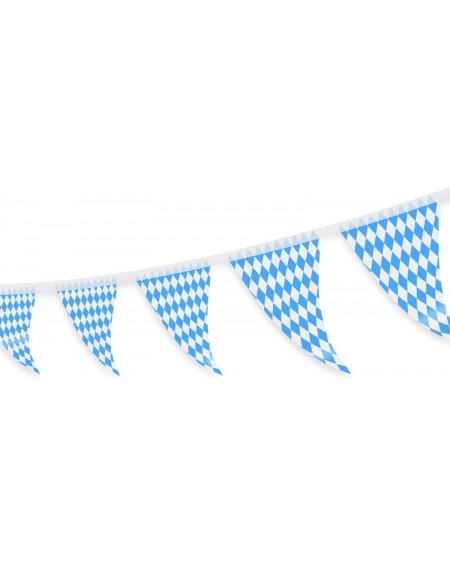 Banners & Garlands 32.8 Feet Oktoberfest Bavarian Flag Pennant Banners for Oktoberfest Party Decorations- Color 1 - Color 1 -...