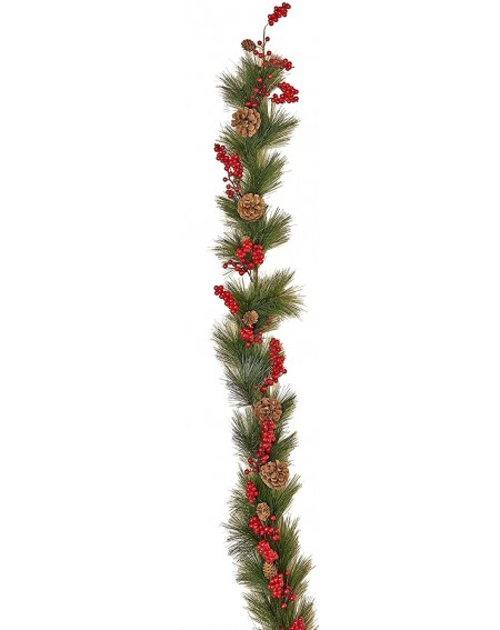 Garlands 5' Berry & Pine Cone Christmas Garland - CV1243IWJH3 $26.13
