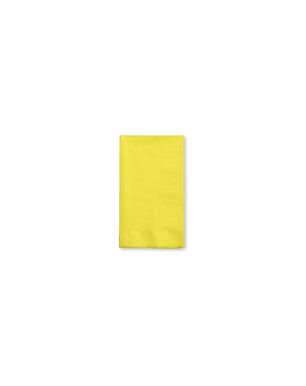Tableware Mimosa (Light Yellow) Dinner Napkins (3-Ply)(25 Pack) - Mimosa - C91129BKLXL $13.35