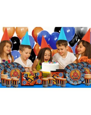 Party Packs Dart Gun Target Birthday Party Supplies Set Plates Napkins Cups Tableware Kit for 16 - C4197LYQTYZ $9.90