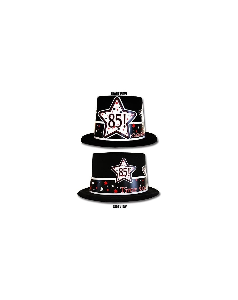 Party Hats 85TH BIRTHDAY TIME TO CELEBRATE TOP HAT (EACH) - CM12NRUO92C $17.24