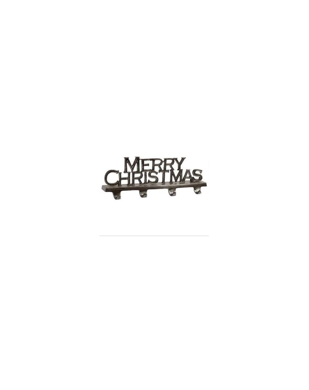 Stockings & Holders 4-hook "Merry Christmas" Sturdy Metal Christmas Stocking Holder - CV127O92EPZ $41.48