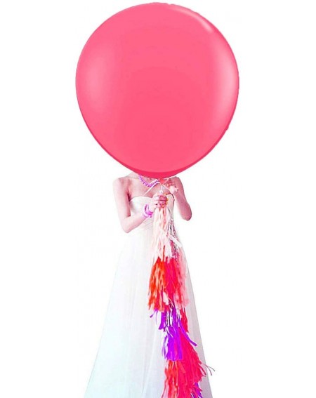 Balloons Pink Balloons 36 in Gaint Round Balloon Pack of 6 - Hot Pink - CT18360WNW4 $12.32
