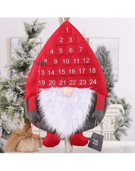 Advent Calendars Christmas Advent Calendar- Swedish Tomte Santa Gnome Countdown Calendar 2020 with 25 Days Pockets for Kids X...