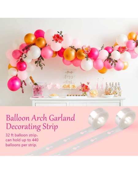 Balloons Balloon Arch Garland Decorating Strip Kit - 64 ft Ballon Tape Strips and 200 Dot Glue for Birthday Wedding Baby Show...