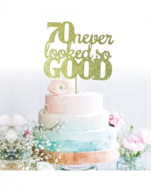 Cake & Cupcake Toppers Glitter Gold 70 Never Looked So Good Anniversary Cake Topper We Still Do 70th Vow Renewal Wedding Anni...