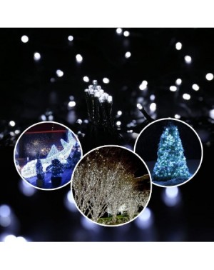 Outdoor String Lights Solar String Lights- 72ft 200 LED Fairy Christmas Lights- 8 Modes Ambiance Lighting for Outdoor- Patio-...