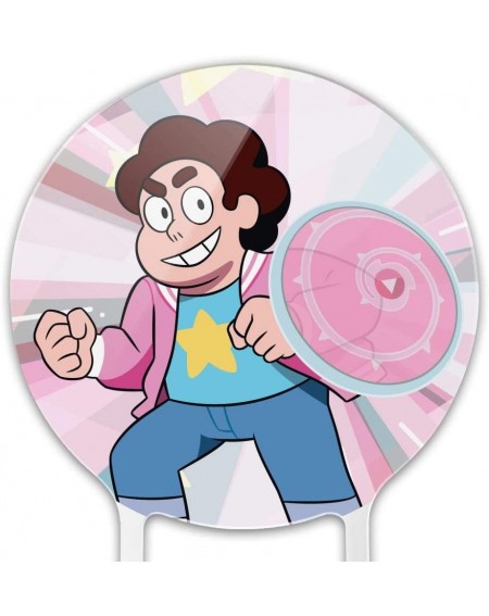Cake & Cupcake Toppers Acrylic Steven Universe Steven Shield Cake Topper Party Decoration for Wedding Anniversary Birthday Gr...