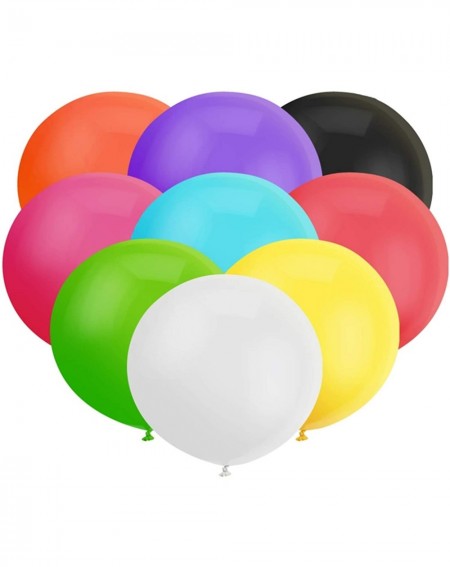 Balloons 30ct/Pack 18 Inch Big Balloons Multicolored Latex Balloon Giant Thick Balloons for Photo Shoot/Birthday/Wedding Part...