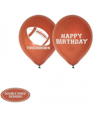 Party Packs Football Party Supplies - Sports Decorations with Banner- Balloons- Cake Toppers - CC193ERHTIR $11.45