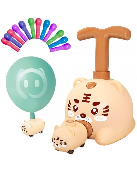 Balloons Balloon Powered Car Funny Cartoon Balloon Power Toy Air Balloon Powered Racer Early Childhood Education Toy with 12 ...