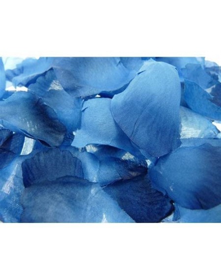 Confetti Faux Rose Petals Confetti Table Scatter- 400 Pcs (Navy Blue) - Navy Blue - CO11N5KQD0F $17.22