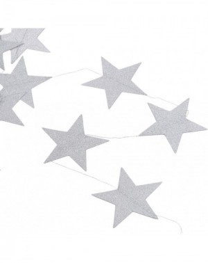 Banners & Garlands Star Paper Garland Sliver Bunting Banner Hanging Decoration for Wedding Thanksgiving Party Birthday- 660 I...