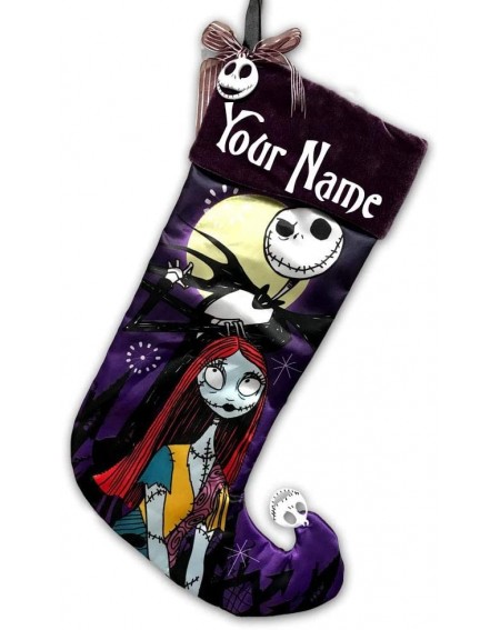 Stockings & Holders Personalized Officially Licensed Disney Tim Burton's The Nightmare Before Christmas 25th Anniversary Edit...