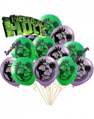 Balloons 18PC HULK FOIL AND LATEX BALLOONS PARTY SUPPLIES DECORATION THEME BIRTHDAY AVENGERS - C819HHGS36M $40.19