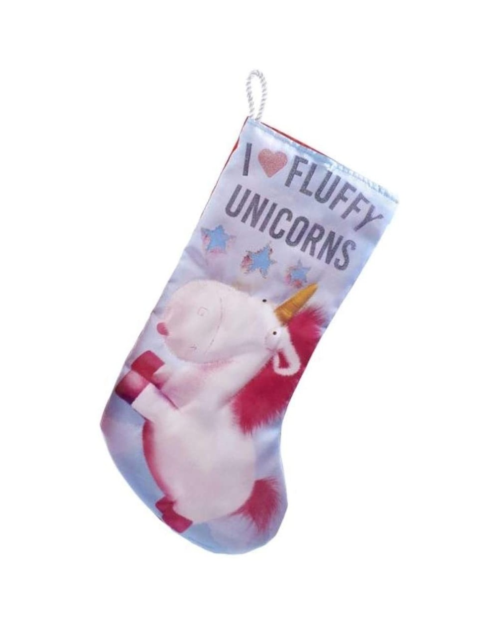 Stockings & Holders Despicable Me Fluffy Unicorn Christmas Stocking - CK18EI0U6ML $12.08