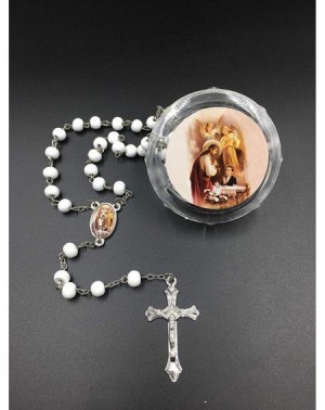 Favors 12Pcs - First Comunion Favors Boy Rosaries Cross Scented White Comunion favors Rosario - C6196MUOXCC $14.21