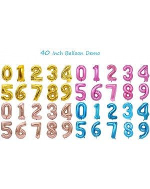 Balloons Number Balloons for Birthday Party Anniversary Decoration 40 inch Balloon Rainbow Color Number 1 Balloon Birthday Ba...