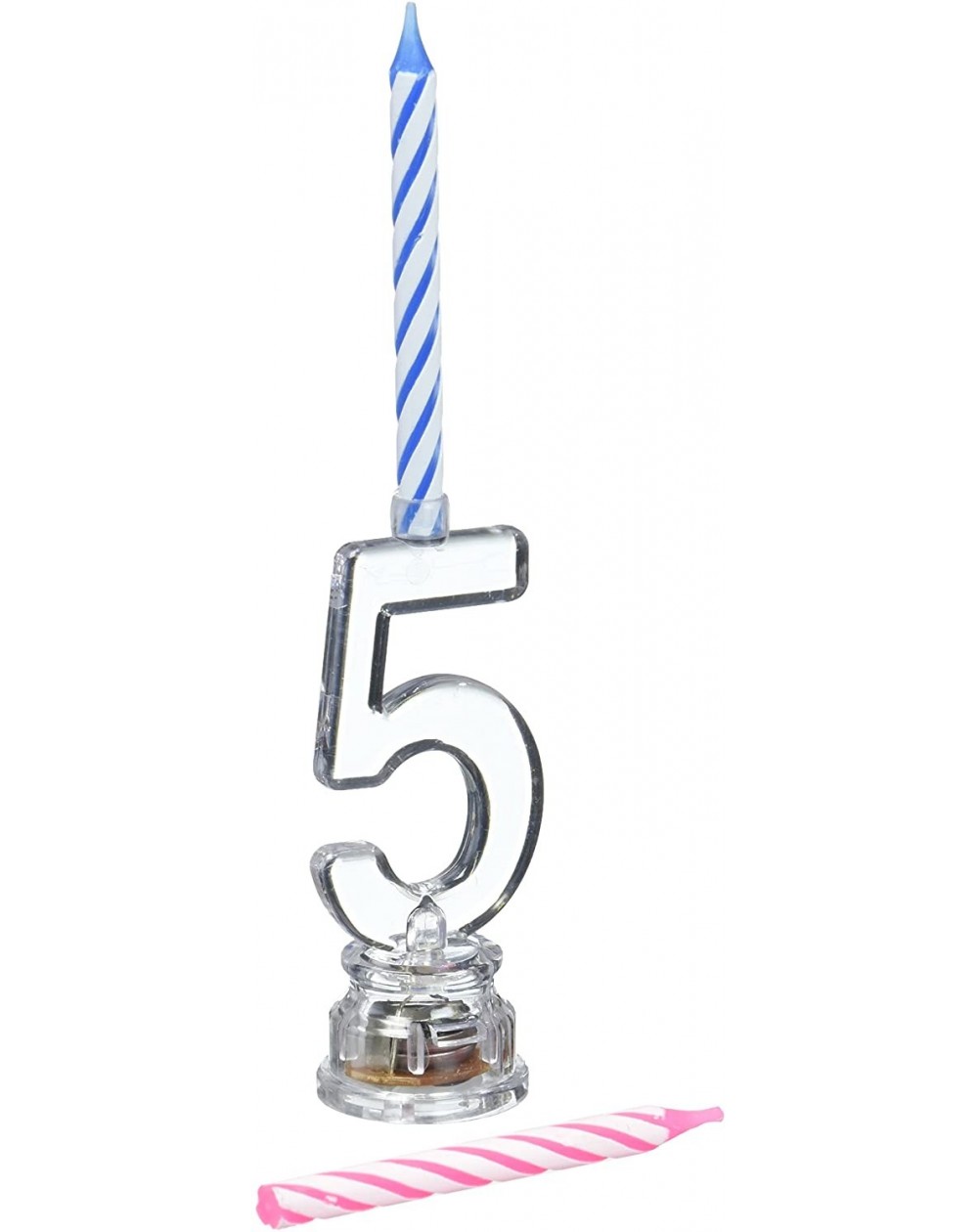 Birthday Candles 5 Light-Up Candle Holder - C312HX214GD $11.01