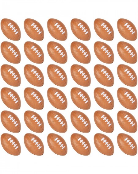 Party Favors 36Packs Football Stress Balls- Mini Foam Squeeze Sports Balls for Party Supplies- Kids and Junior Outdoor Family...