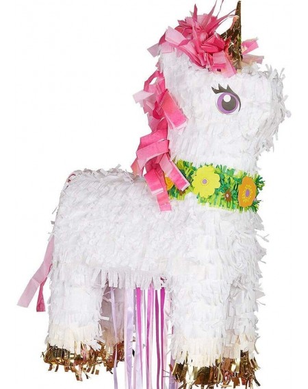 Piñatas Sparkling Unicorn Pinata Kit- Birthday Party Activities- Includes Blindfold- Bat and 240 Kiddie Candy Mix - C718OCWEA...