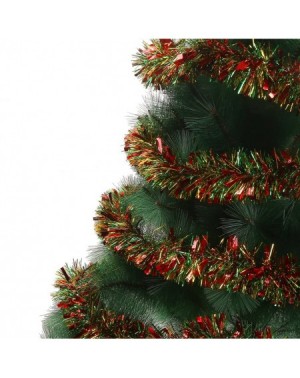Garlands 33 Feet Tinsel Garland Mixed Color Hanging Garland for Home and Party Decoration - Mixed Color - C1184RQN8LN $11.34