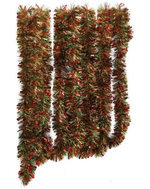 Garlands 33 Feet Tinsel Garland Mixed Color Hanging Garland for Home and Party Decoration - Mixed Color - C1184RQN8LN $11.34