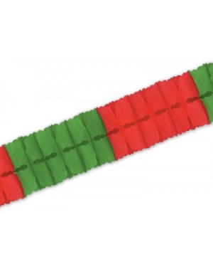 Streamers Leaf Garland (red & green) Party Accessory (1 count) (1/Pkg) - Red/Green - CG111S5LR3H $12.14